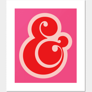 Ampersand love Posters and Art